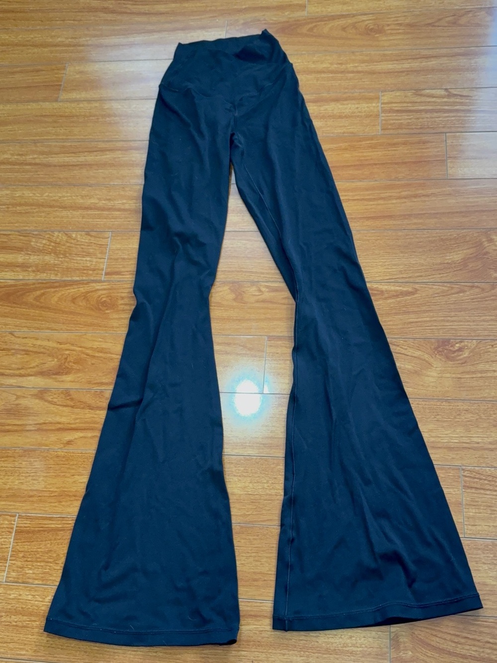 Women's Black Flared Yoga Pants